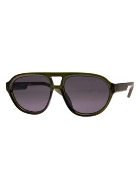 AJ Morgan olive green round aviator style sunglasses